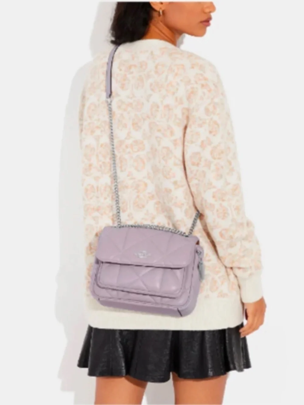 COACH KLARE CROSSBODY 25 3 PIECE SET IN LILAC MIST